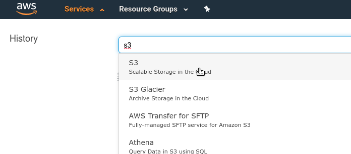 S3 in AWS Console
